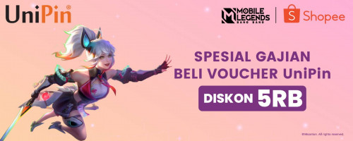 Promo Diskon Rp 5RB Voucher UniPin di Spesial Gajian Shopee 2023